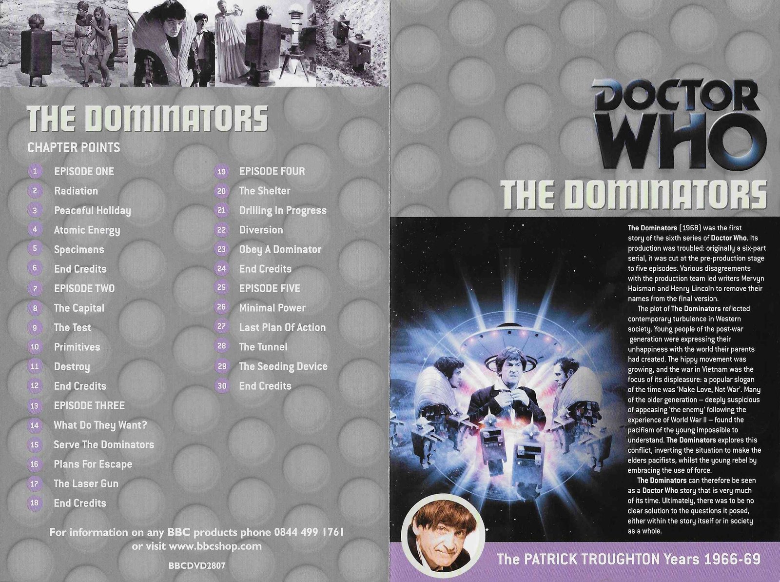 Inserts from BBCDVD 2807